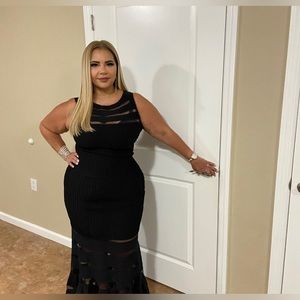 Black Evening Dress.